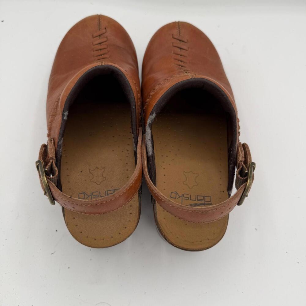 Dansko Clogs Women 36 Leather Boho Gorpcore Cottagecore Comfort Y2K Retro - Picture 5 of 9